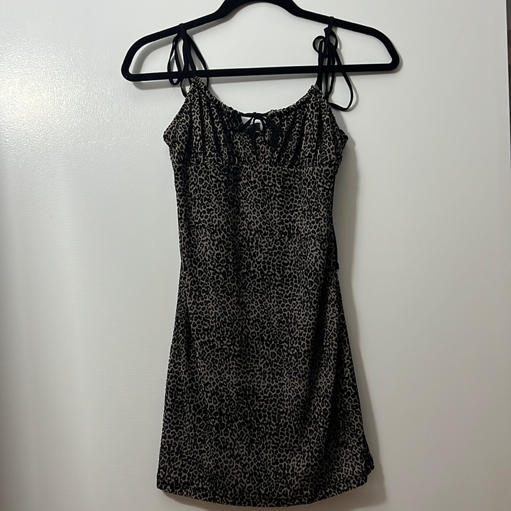 Motel Rocks Leopard Print Mini Dress - Picture 2 of 10